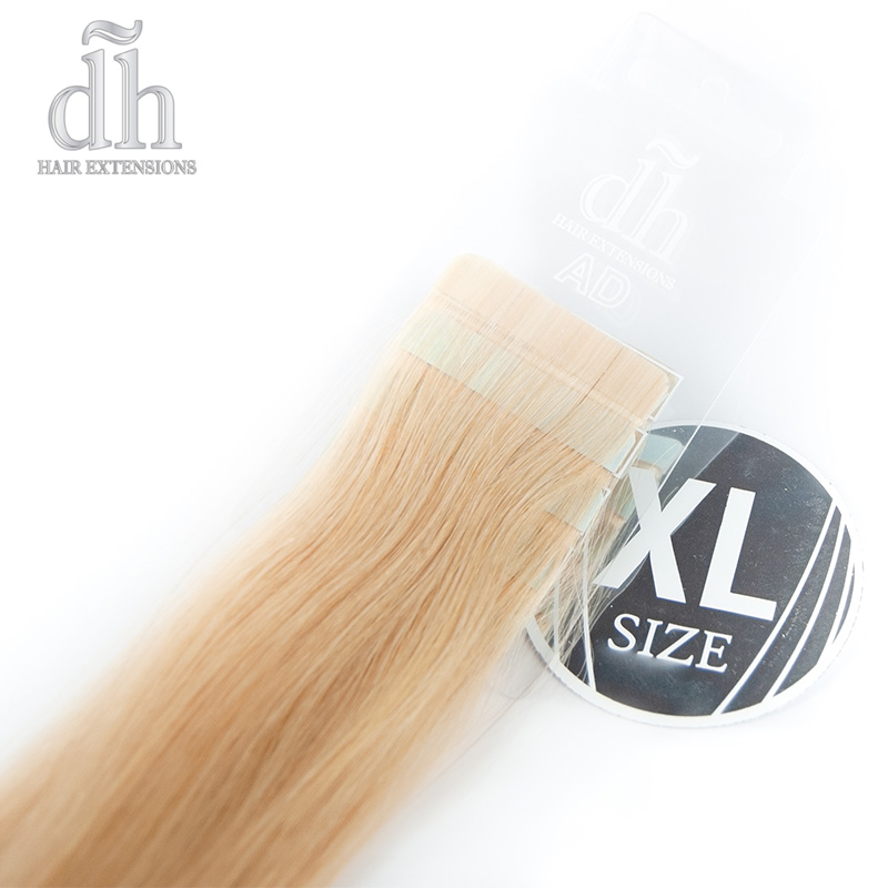 Extensões Adesivas XL cabelo Remy da DH Hair Extensions