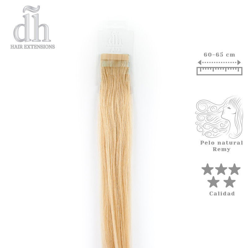 Extensões adesivas comprimento XL - 60-65 cm, cabelo Remy