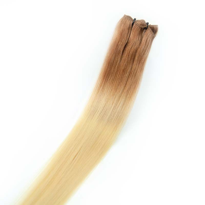 Extensiones de pelo californianas en cortina tejida de pelo REMY y marca DH Hair Extensions 50-55cm
