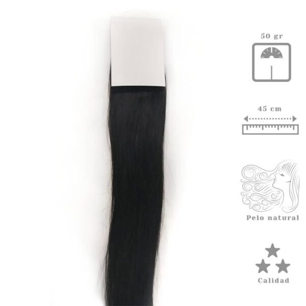 Extensões de cabelo em banda outlet de 45 cm