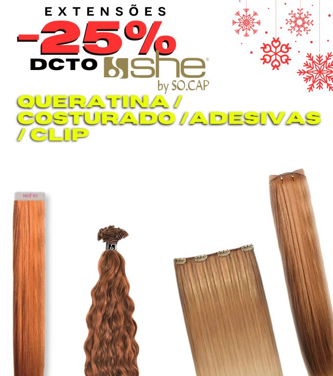 Promoção Black Friday extensões adesivas, clipes, cortinas da SOCAP